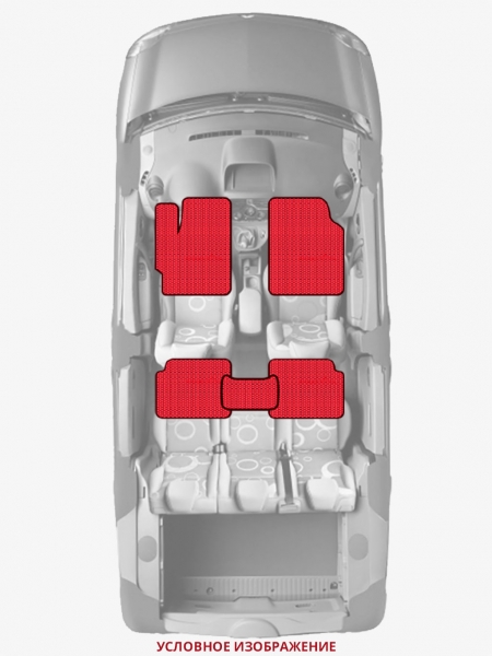 ЭВА коврики «Queen Lux» стандарт для Honda Accord Wagon (8G)