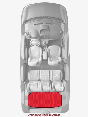 ЭВА коврики «Queen Lux» багажник для BMW X6 (G06)